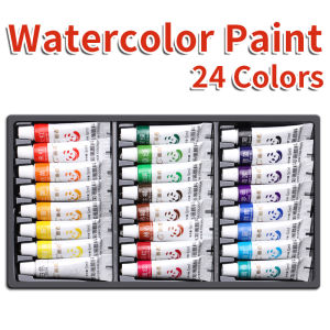 Watercolor Paint Set24 Colors 5ml/0.17oz TubesIntense Colors for Figure & Landscape PaintingValue for Adults and Artists