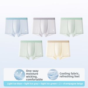 MiiOW | Ice Silk Summer Youth Large Size Boxer Shorts Underwear