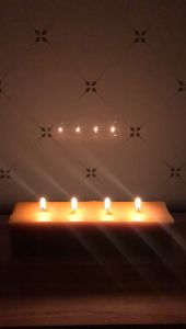 ACACIA Unscented Candles | Handcrafted | Pure | Yellow | Beeswax | Long Candles | Natural Candle
