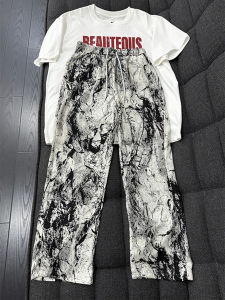 Quần Ống Rộng Phong Cách Mỹ Bằng Lụa Băng Mùa Hè Mỏng Thoáng Khí Mát Mẻ Khi Đi Bộ Quần Dài Ống Rộng Thường Ngày Cho Nam