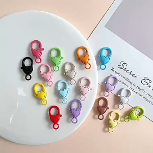 ห่วง โลหะ สปริงล็อค คละสี 12*27mm สำหรับ ทำพวงกุญแจ เครื่องประดับ DIY อุปกรณ์งานฝีมือ