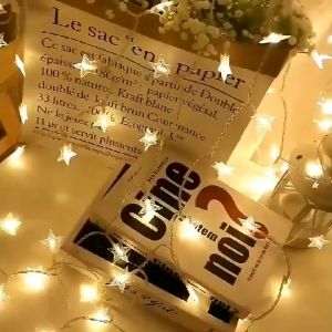 USB ไฟดาวที่สวยงาม 2/3/5 เมตร ไฟ LED ประดับดาว ไฟสตริงสีอบอุ่น ตกแต่งคริสต์มาส ไฟตกแต่งห้อง ไฟคริสต์มาสส