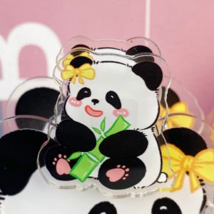 Paper Clip Akrilik Clip Panda Lucu Bentuk Unik Paper Clip Buku Aesthetic Penjepit Kertas Clipper Foto Akrilik Panda Photo Clip