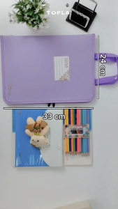 Zipper Bag Topla A4 with Handle - Tas Dokumen Anti Air