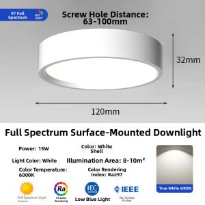 ADDLON | Ultra Thin Circular LED Ceiling Light