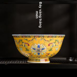 Bát Súp Chén Goblet An Toàn Với Lò Vi sóng Bằng Gốm Xương