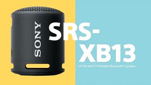 Sony Speaker Sony SRS-XB13 Outdoor Wireless Portable Waterproof Speaker  Speaker Bluetooth Extra Super Bass Battery Up to 16h Android & IOS - Portable Wireless Speaker ﻿ ﻿