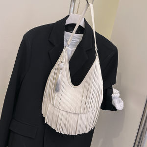 Long Tassels Women handbag Fashion Shoulder Bags for ladies hand bag Soft PU leather casual hobos Crossbody bag female Tote