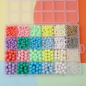 2mm Glass Beads Loose Beads DIY Materials Handmade Stringing Beads Weaving Necklace Mobile Phone Chain Jewelry Accessories