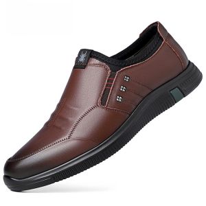 SPIDER KING | Anti-Slip Soft Sole Mens Leather Casual Shoes