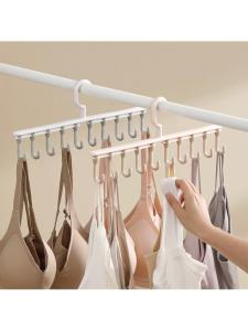 Adjustable Underwear Hanger Home Use Clothes Drying Rack Multi-Functional Storage Closet Space Utilization Tool Wooden Body