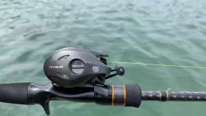 Digital Control Fishing Reel DC Baitcasting Fishing Reel Drag Clicker 7.1:1 Max Drag 6kg Casting Fishing Reel