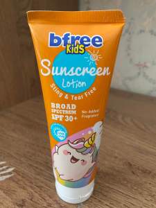 BFREE Kids sunscreen lotion 100ml  Bfree Kids Daily Lotion  Bfree Kids Mild Gentle Lotion  Bfree kids Bed Time Lotion