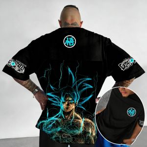 Bandai | Dragon Ball Summer T-shirt Japanese Anime Master 2000s Style Rei Kagubo Style Childrens Style and Parents Short Sleeve Shirt