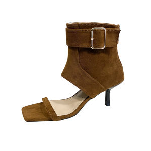 YX | Open Toe High Heel Sandal Fashionable Versatile Spring New Style
