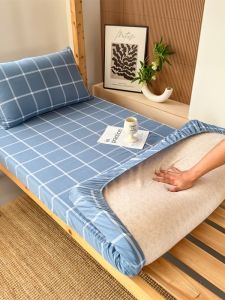 Pure Cotton Student Bedding Full Cover Protection Single Bed Canopy Double Bed Pure Cotton Mattress Protector Single Dormitory Mattress Cover