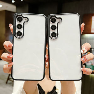 AKABEILA | For Samsung Galaxy S26 Ultra S25 S24 S23 FE A56 A55 A26 A25 A07 A16 A17 A36 A35 A06 Acrylic Clear Shockproof Bumper Phone Case