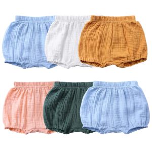 ฤดูร้อนสีทึบเด็ก Bloomers 0-4T เด็กวัยหัดเดินเด็กกางเกงขาสั้นผ้าฝ้ายทารกแรกเกิดเด็กหญิงกางเกงราคาไม่แพงเสื้อผ้าเด็ก