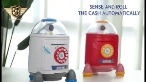 Celengan Mesin ATM Roket ATEM Bank Brankas Berankas Tabungan Password Sidik Jari Kata Sandi Mainan Anak Permainan Edukasi Mini Murah Unik Lucu BIGBROTHER