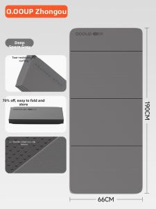 O:OOUP | Anti-slip Shockproof Quiet Yoga Mat Foldable