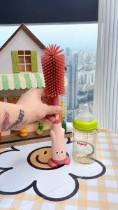 Sikat Botol Susu Bayi 3 in 1 Pembersih Alat Dot Balita Portable Mudah dibawa