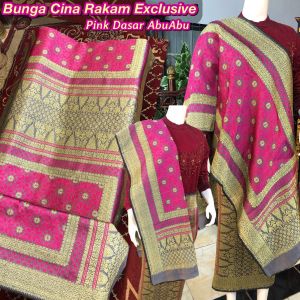 SPESIAL Songket Bunga Cina Rakam Exclusive / Songket Palembang Asli