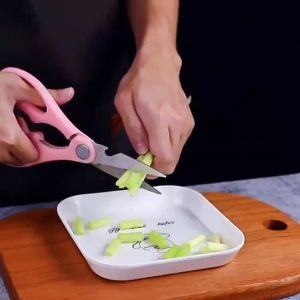 กรรไกรตัดอาหาร กรรไกรทำครัว เครื่องมือห้องครัวมัลติฟังก์ชั่ สแตนเลส เครื่องมือปรุงอาหาร มัลติฟังก์ชั่