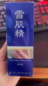 (Mẫu mới nhất) Mặt nạ lột làm trắng da Kose Sekkisei Clear Brightning Mask (76ml) - Nhật bản