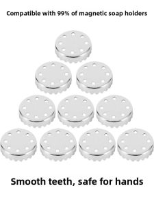 Universal Magnetic Soap Holder Accessories Handmade Soap Drying Soap Wall Mounting Magnetic Cover Soap Bar Magnet Buckle