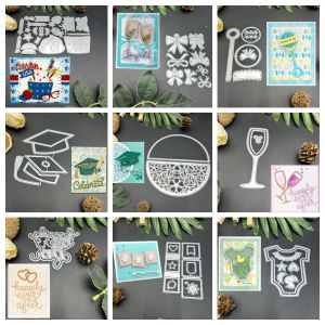Valentines Day Cake Star Decoration Mold Metal Cutting Dies Stencil For DIY Scrapbooking Album Paper Cards Decorative Crafts