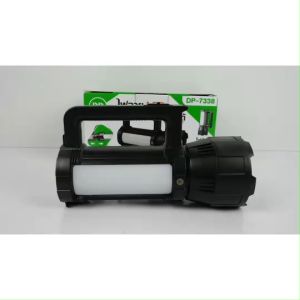 ไฟฉายพกพา ไฟฉุกเฉินไฟฉายสปอร์ตไลท์ ไฟฉายชาร์จไฟ ไฟฉาย LED ไฟฉายแรงสูง ไฟฉายขนาดใหญ่ ไฟฉายสว่างมาก Flashlight Duration Power รุ่น DP-7338