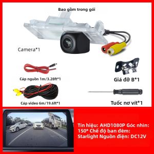 Camera Lùi HD AHD/CVBS Tích Hợp Đèn Biển Số Cho BMW 1 6 Z Series Mini Clubman Countryman - Phụ Kiện An Toàn Khi Đỗ Xe