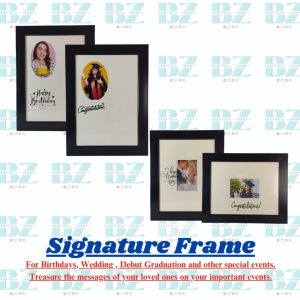 Signature Frame For Events Debut Birthday etc.12x16 (5R) / 11x14 (4R) 1.5mm Plastic Sheet NOT GLASS