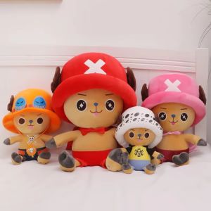 Bandai | One Piece Tony Tony Chopper Monkey D Luffy Soft Plush Toys Keychain Ace Sabo Sunny Kun Hiking Bear Lapahn Peluche Pendants Dolls