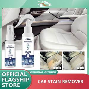 อุปกรณ์ทำความสะอาดภายในรถยนต์แผ่นหนัง 100 มล. เสริมรถยนต์ 5 วินาที แบบเบาะนั่งที่ขัดฟันขาว