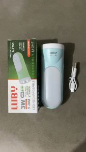 Luby Senter Tangan Lampu Emergency / Emergency Light L-7761 3W +14 LED SMD Cahaya PUTIH