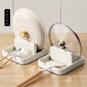 Giá để vung xoong nồi siêu sang FEEKA kệ gác muỗng đũa thìa tiện lợi để bàn bếp bàn ăn