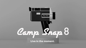 Camp Snap CS-8 Film Style Digital Video Camera Point & Shoot with 8X Optical Zoom 5 Vintage Filters Analog Meters for Battery + Memory Supports Up to 4GB - 128GB SD Card In-Built Speaker Audio Capture for Classic Filmmaking Videography | JG Superstore