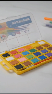 KAFIFI Lil Hands Water Color Paint Set – Non-Toxic Safe for Kids – EN71 Compliant Art Supplies