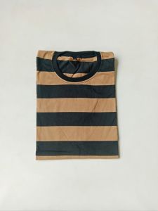 kaos salur garis garis stripe belang belang distro pria dewasa