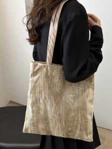 กระเป๋าสะพายไหล่ขนาดใหญ่สไตล์จีนใหม่สำหรับผู้หญิง กระเป๋าถือแบบลำลองสำหรับเดินทาง กระเป๋าสะพายข้าง กระเป๋าถือ PU ลายดอกไม้