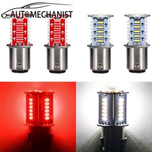 Đèn Hậu Xe Máy Nhấp Nháy 12V Đèn Phanh Xe Máy LED 1157 30SMD 3014 Đèn Hậu Đèn Cảnh Báo Xe Máy