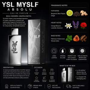 💯 Authentic Y S L L’ ABSOLU for MEN - 100mL