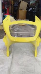 หน้ากากมอไซค์เซอร์ปิโก้ รุ่นเซอร์ตึก แบบเชื่อมติดโป๊ะติดกรอบไฟหน้า (เซอร์ตัวแรก) งานเรียบทำสีง่าย สเกลซ้ายขวาไม่เพี้ยน