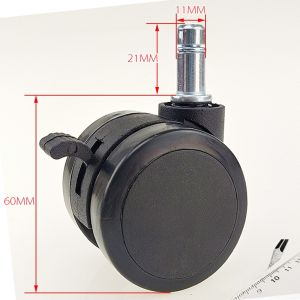 Office Computer Turn Chair with Brake Rod-Free Screw Circlip Direct Plug-in Wheels Universal Elephant Roll Wheel Accessories