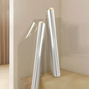 Phim PVC Hấp Phụ Tĩnh Điện Trong Suốt 45cm Chống Dầu Không Dính Dùng Làm Giấy Dán Trang Trí Nhà Bếp