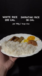 3FFOOD KONJAC DRIED RICE 500g | 1Kg | Konjac Keto/Low Carb Diet / skinny rice Dried Shirataki Rice