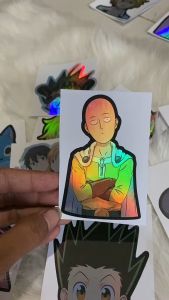 Stiker Hologram Saitama ukuran 8 cm