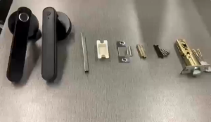 TUYA 8 in 1 smart door lock Digital Door Lock Fingerprint Lock For Apartment Door Lock Set Smart Door Lock keys Unlock WIFI Lock Password APP Remotely