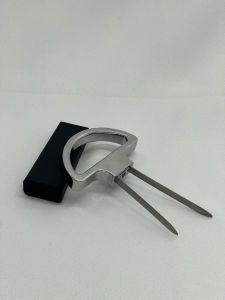 Stainless Steel 2 In 1 Wine Bottle Opener & Cork Puller + Foil Cutter Set Easy to insert into wine bottle Damaged/ Fragile Cork不锈钢二合一葡萄酒开瓶器和软木塞拔出器 + 铝箔切割器套装